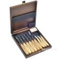 Zestaw snycerski NAREX Standard - 10 częściowy w drewnianej kasecie - nr kat. 8948 13