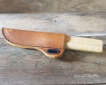 Etui skórzane na nóż rzeźbiarski - zastosowanie z nożem BEAVER CRAFT