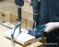 Przyrząd do połączeń kołkowych WOLFCRAFT - zastosowanie przy  połączeniach narożnikowych