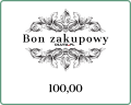 Bon zakupowy o wartości 100 zł - szablon nr 2 - elegancki