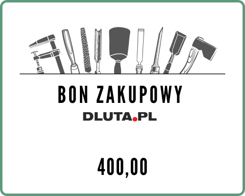 Bon zakupowy o wartości 400 zł - szablon nr 1 - prosty
