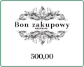 Bon zakupowy o wartości 500 zł - szablon nr 2 - elegancki