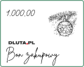 Bon zakupowy o wartości 1.000 zł - szablon nr 3 - świąteczny