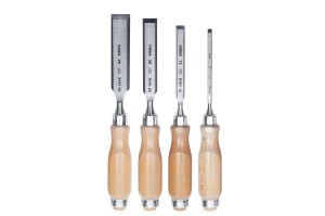 Zestaw dłut stolarskich płaskich NAREX Standard - 4 cz. (6, 12, 20 ,26 mm)