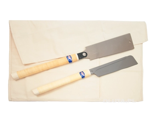Zestaw 2 dużych pił japońskich ZETSAW, Ryoba+Dozuki hardwood - rękojeść drewniana
