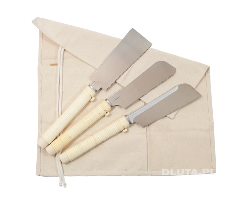 Zestaw 3 pił japońskich (Ryoba/Kataba/Dozuki) GYOKUCHO, 180 mm