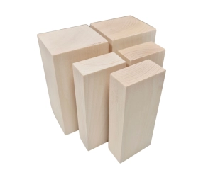 Zestaw drewna lipowego do strugania i rzeźbienia - 5 szt.