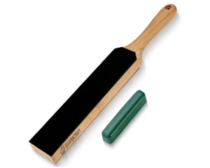 Polerka skórzana, dwustronna (strop skórzany) z pastą BEAVER CRAFT
