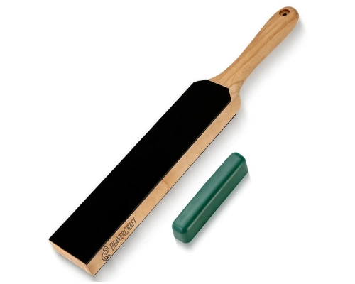 Polerka skórzana, dwustronna (strop skórzany) z pastą BEAVER CRAFT