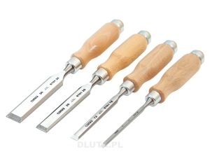 Zestaw dłut stolarskich płaskich NAREX Standard - 4 cz. (6, 12, 20 ,26 mm)