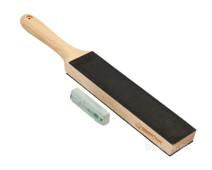 Polerka skórzana, dwustronna (strop skórzany) z pastą BEAVER CRAFT