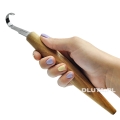 Nóż do łyżek BEAVER CRAFT, 25 mm, dwustronny z długą rękojeścią