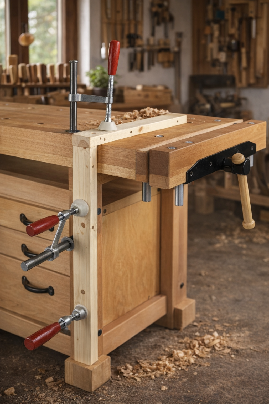 Akcesoria do stołów stolarskich